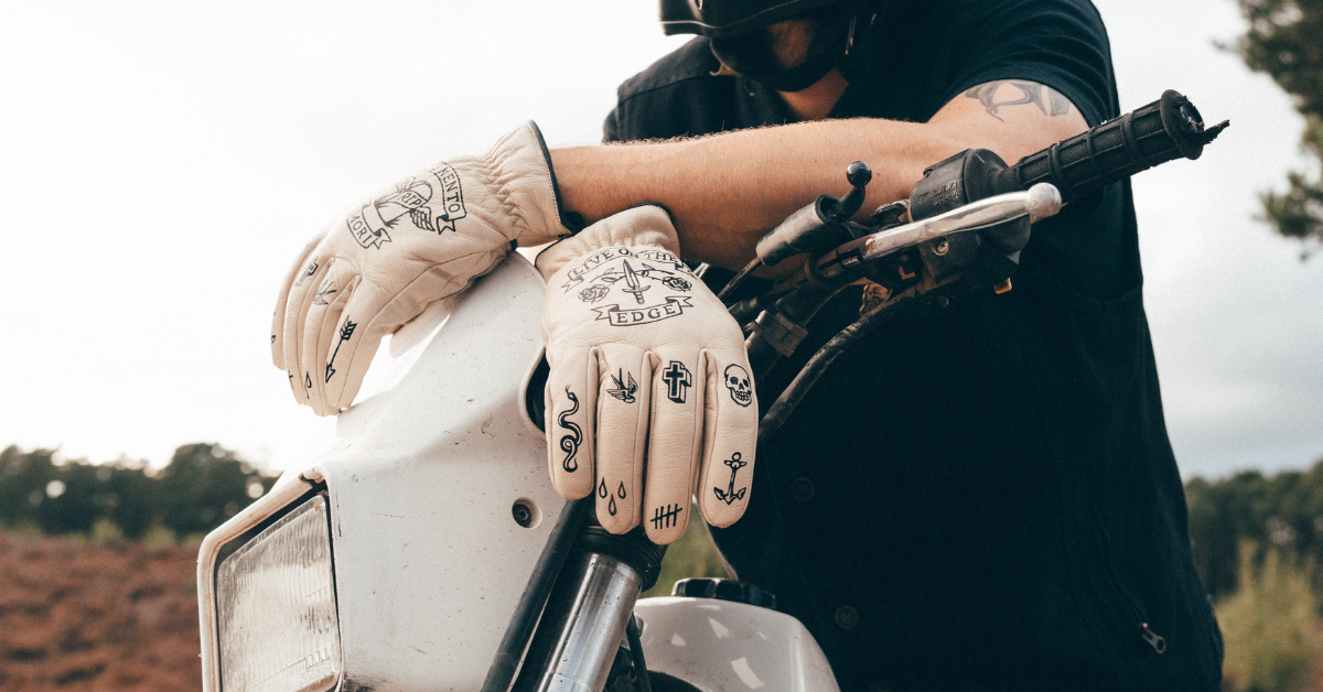 Why Motorcycle Gloves With Tattoos Are A Match Made In Heaven