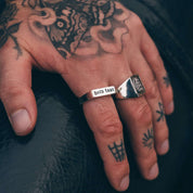 hand showing ring