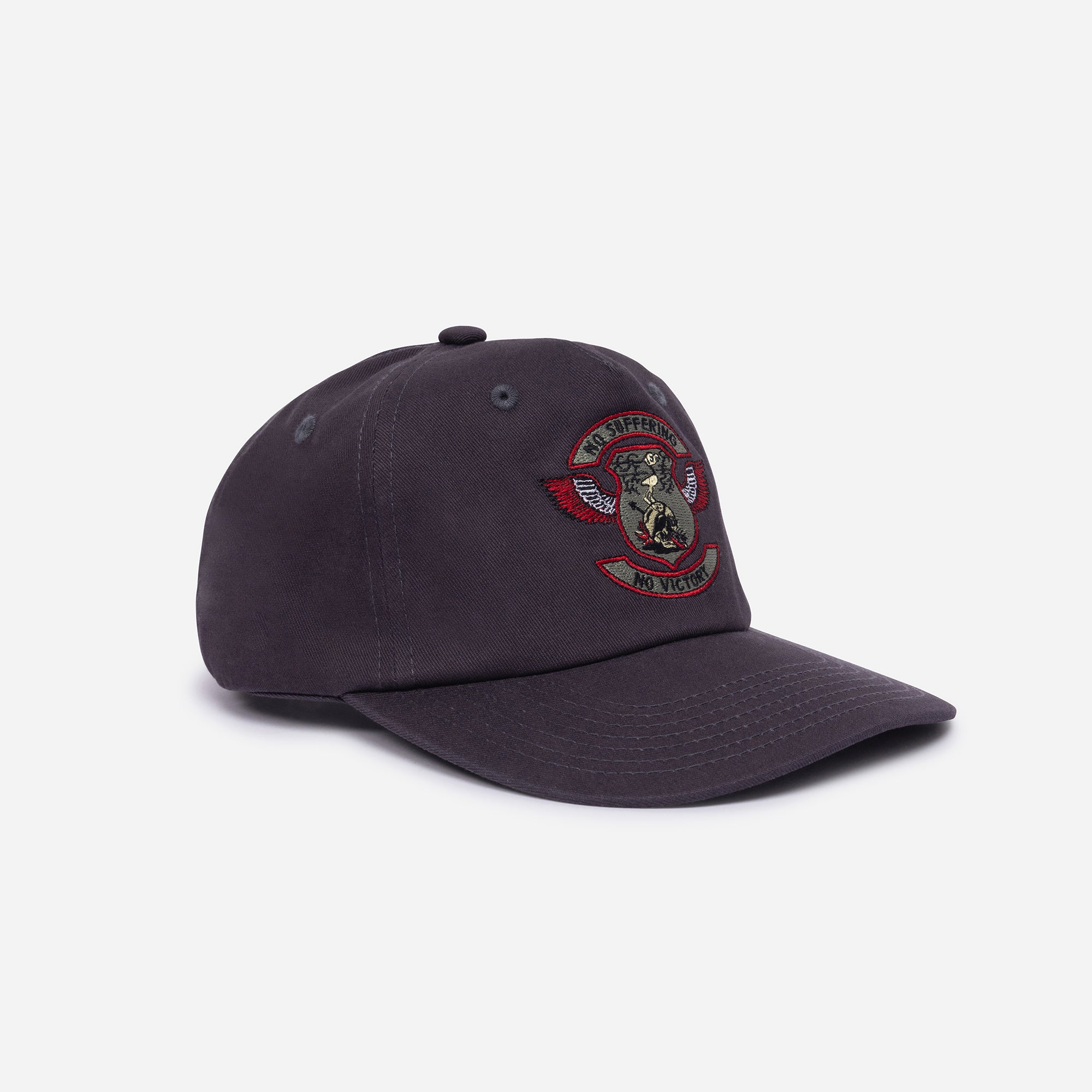 front of no suffering cap
